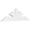 Ekena Millwork Richland Architectural Grade PVC Gable Bracket, 60"W x 17 1/2"H x 2"D x 6"F, 7/12 Pitch GBP060X18X0206RIC00 - alternate 1